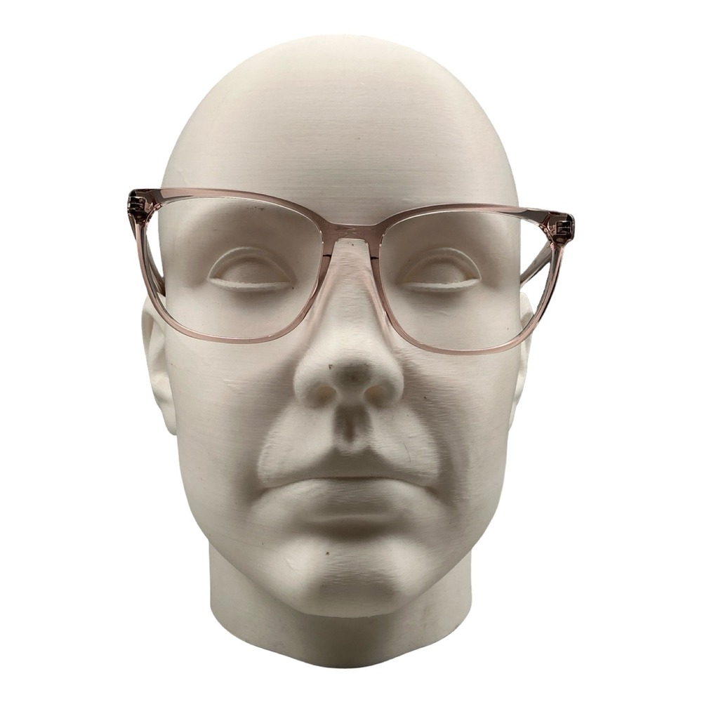 Warby Parker Esme Eyeglasses Rose Water Pink M 668 55-16-145 Square Frame